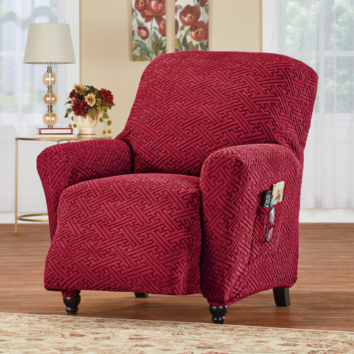Ebern Designs Kennley Box Cushion Recliner Slipcover Wayfair